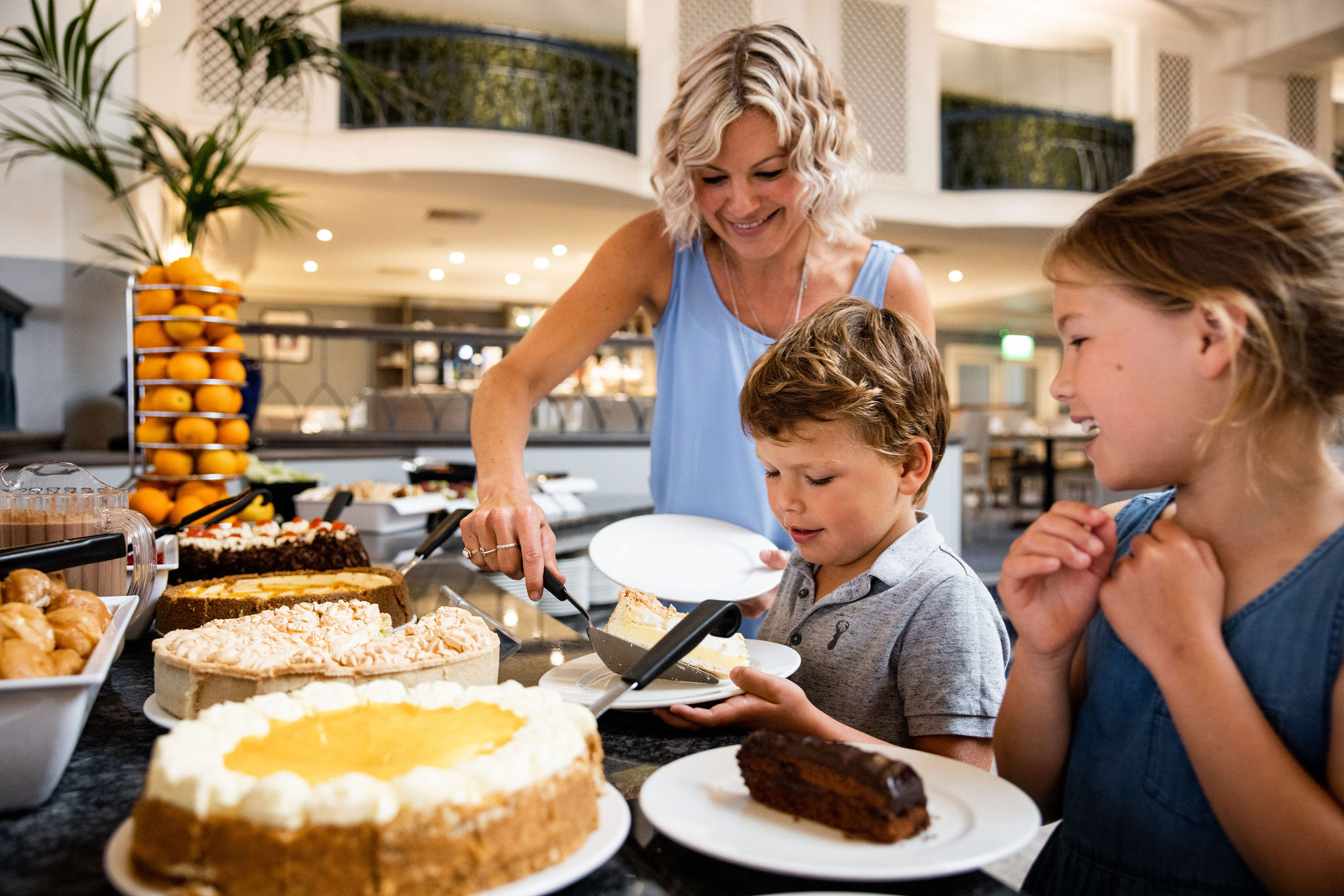 Dessert Buffet at The Belvedere Restaurant